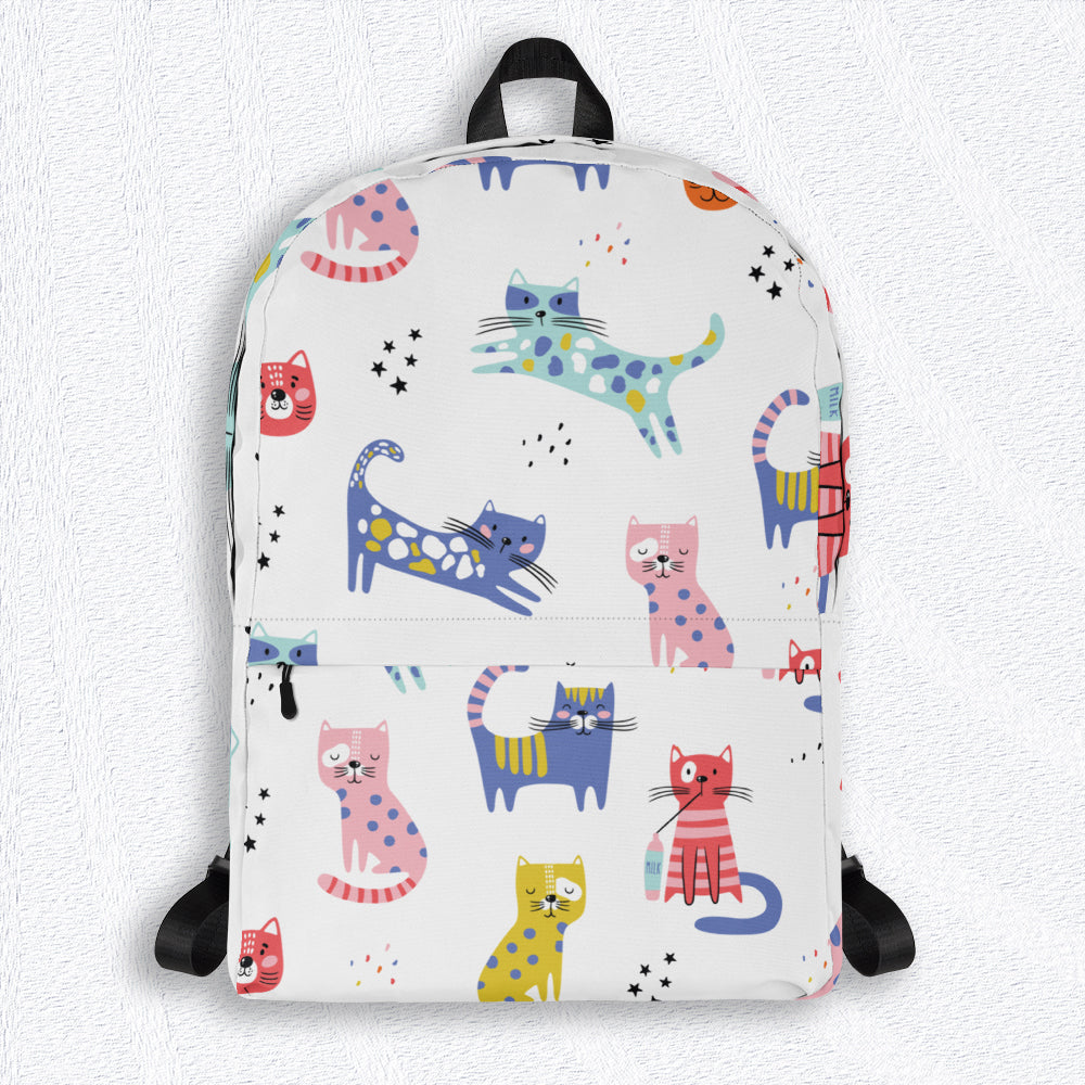 KITTY KAT Backpack - Premium Backpack from The Wishful Fish Kids - Just $48.00! Shop now at The Wishful Fish Kids