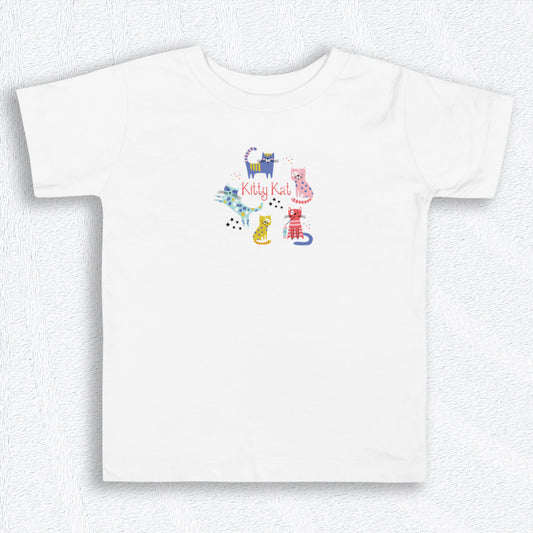 KITTY KAT Kids T-Shirt - Premium T-Shirt from The Wishful Fish Kids - Just $28! Shop now at The Wishful Fish Kids