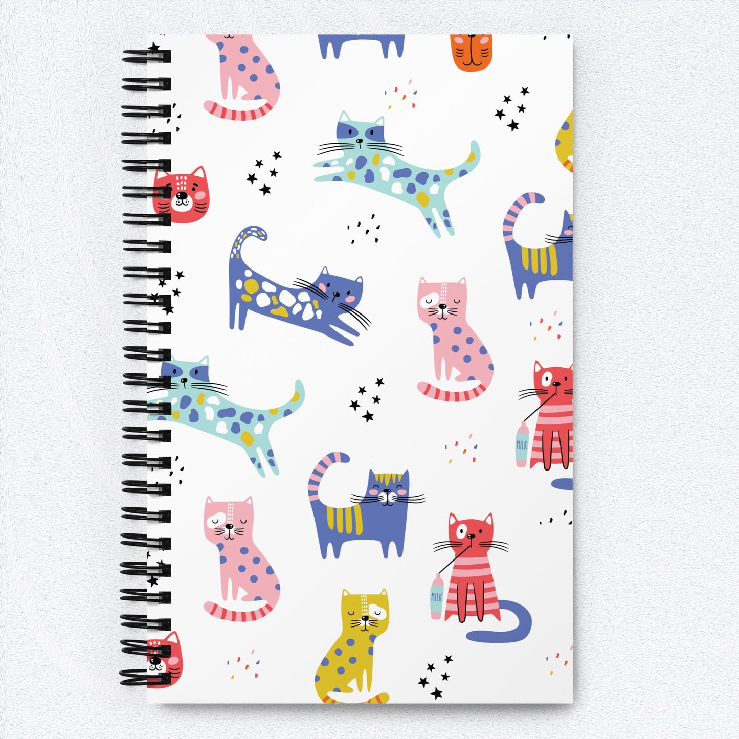 KITTY KAT Spiral Notebook - Premium  from The Wishful Fish Kids - Just $24.00! Shop now at The Wishful Fish Kids