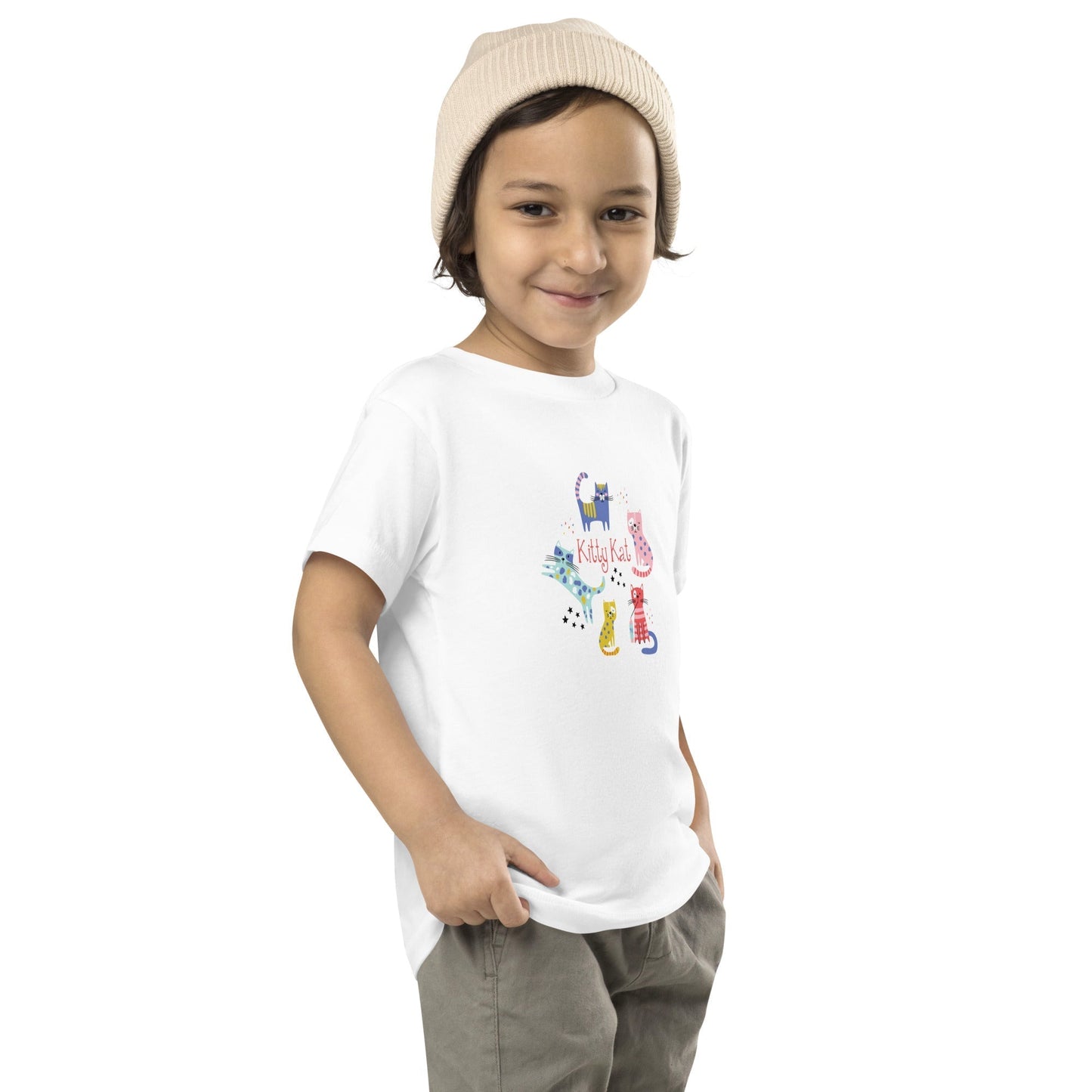 KITTY KAT Toddler T-Shirt - Sizes 2T-5T - Premium T Shirt from The Wishful Fish Kids - Just $27.00! Shop now at The Wishful Fish Kids