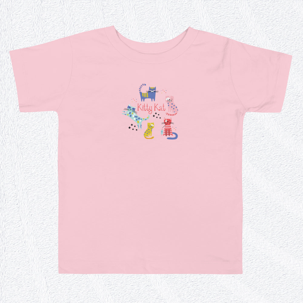 KITTY KAT Toddler T-Shirt - Sizes 2T-5T - Premium T Shirt from The Wishful Fish Kids - Just $27.00! Shop now at The Wishful Fish Kids