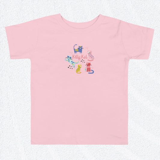 KITTY KAT Toddler T-Shirt - Sizes 2T-5T - Premium T Shirt from The Wishful Fish Kids - Just $27.00! Shop now at The Wishful Fish Kids