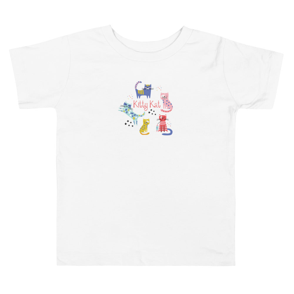 KITTY KAT Toddler T-Shirt - Sizes 2T-5T - Premium T Shirt from The Wishful Fish Kids - Just $27.00! Shop now at The Wishful Fish Kids