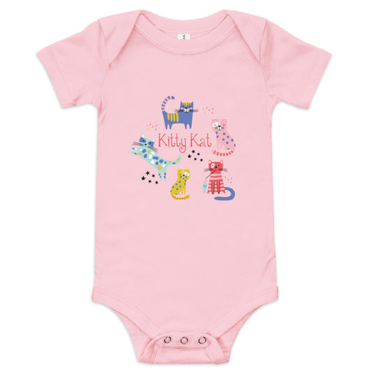 The KITTY KAT Baby One Piece brings cozy comfort and playful cat vibes to your little one’s everyday look. SHOP Now at The Wishful Fish KIDS