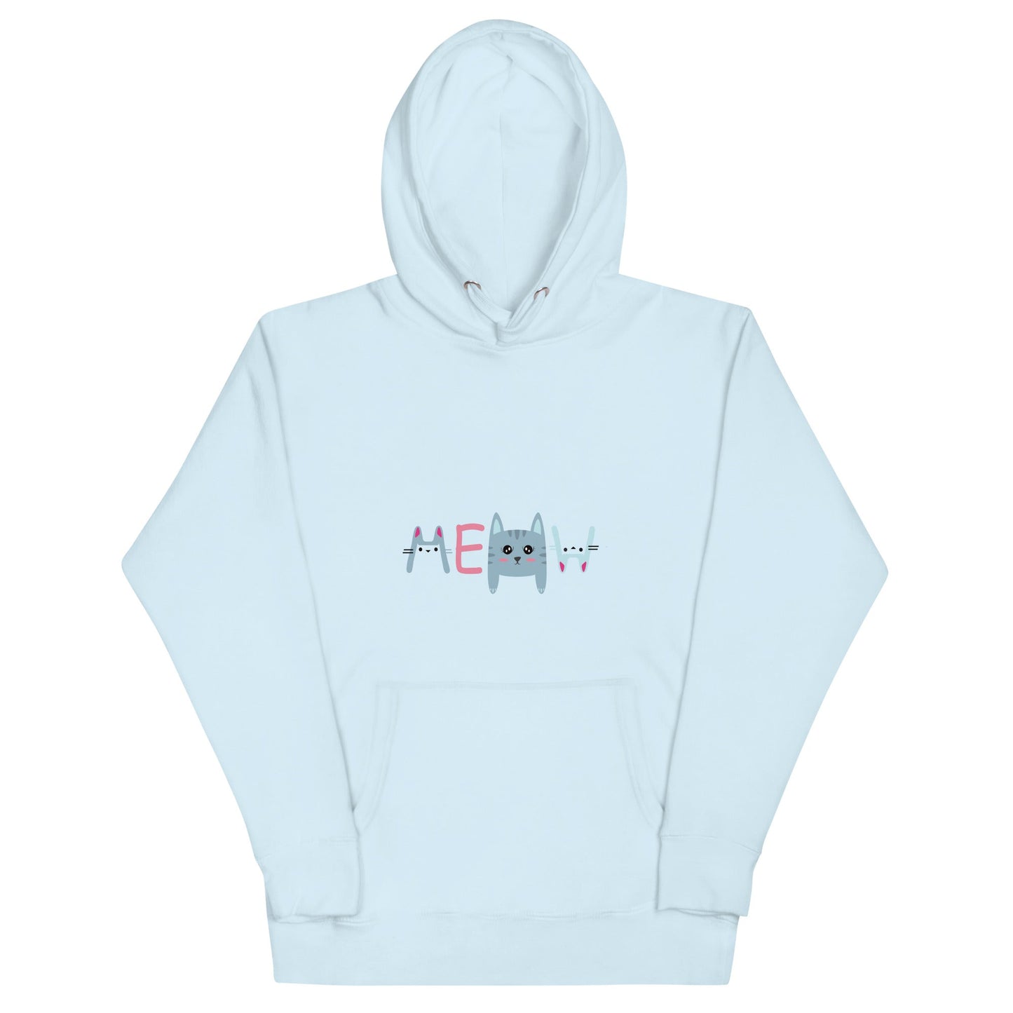 MEOW Unisex Hoodie - Teens - Sizes S-3XL - Premium Hoodie from The Wishful Fish Kids - Just $46.00! Shop now at The Wishful Fish Kids