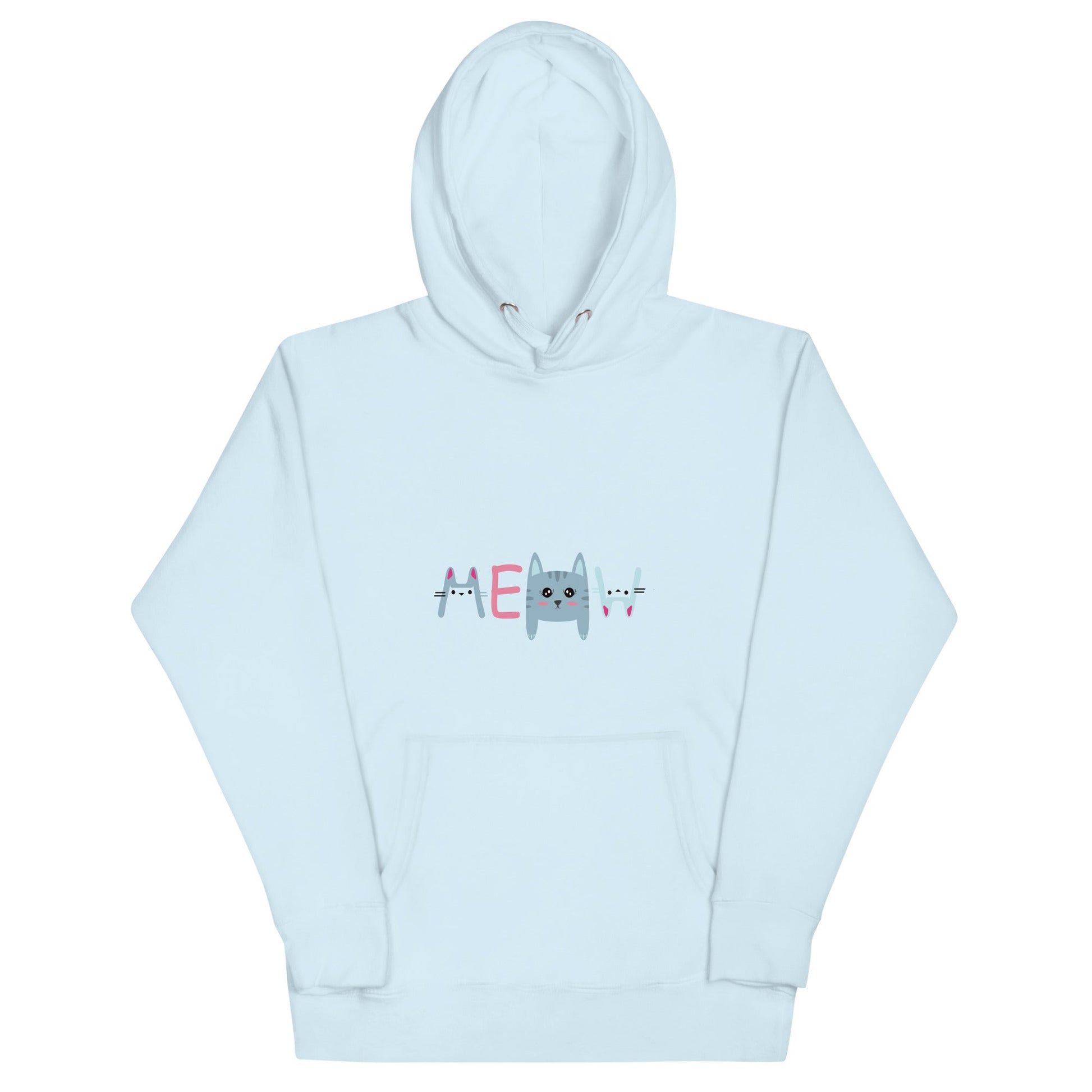 MEOW Unisex Hoodie - Teens - Sizes S-3XL - Premium Hoodie from The Wishful Fish Kids - Just $46.00! Shop now at The Wishful Fish Kids