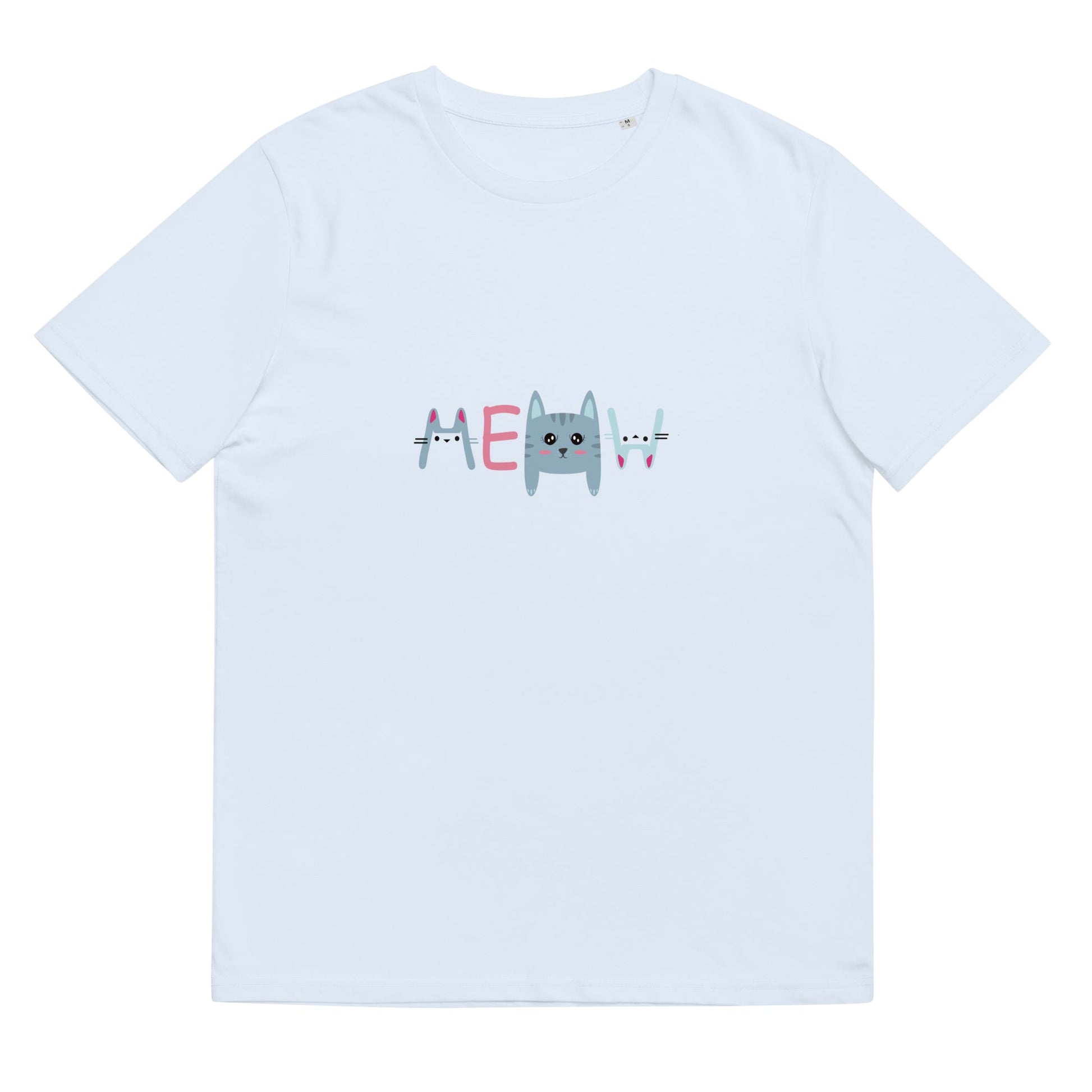 MEOW Unisex Organic Cotton T-shirt  Sizes S-5XL - Premium T-Shirt from The Wishful Fish Kids - Just $28.00! Shop now at The Wishful Fish Kids