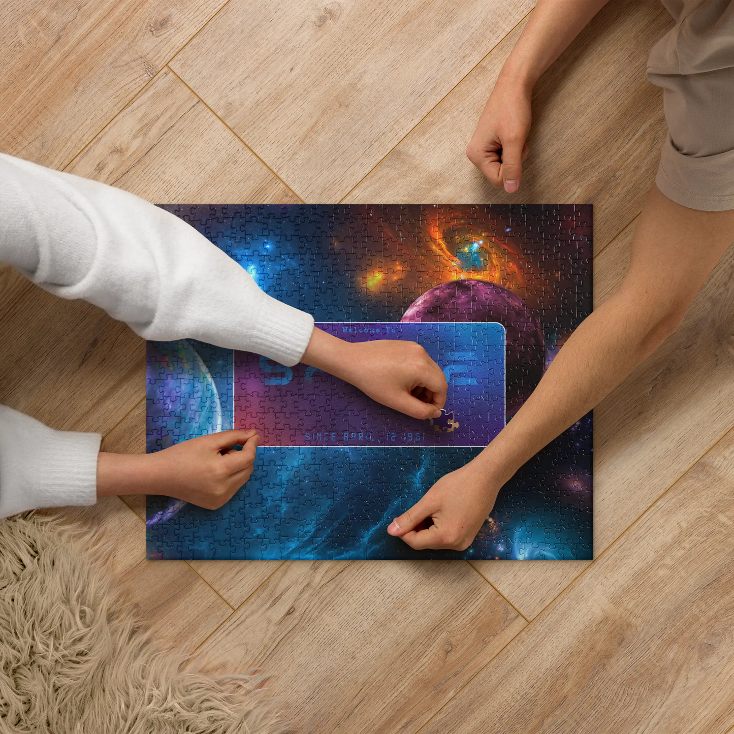 SHOP The OUTER SPACE Jigsaw Puzzle at The Wishful Fish KIDS. Great for a puzzle party or makes cool gifts. Out-of-this-world puzzle fun. Grab yours today!
