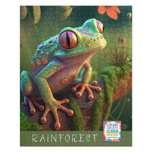 RAINFOREST Jigsaw Puzzle - Premium  from The Wishful Fish Kids - Just $34.00! Shop now at The Wishful Fish Kids