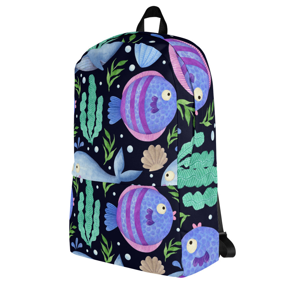 SEA CREATURES Laptop Backpack - Premium Backpacks from The Wishful Fish Kids - Just $48.00! Shop now at The Wishful Fish Kids