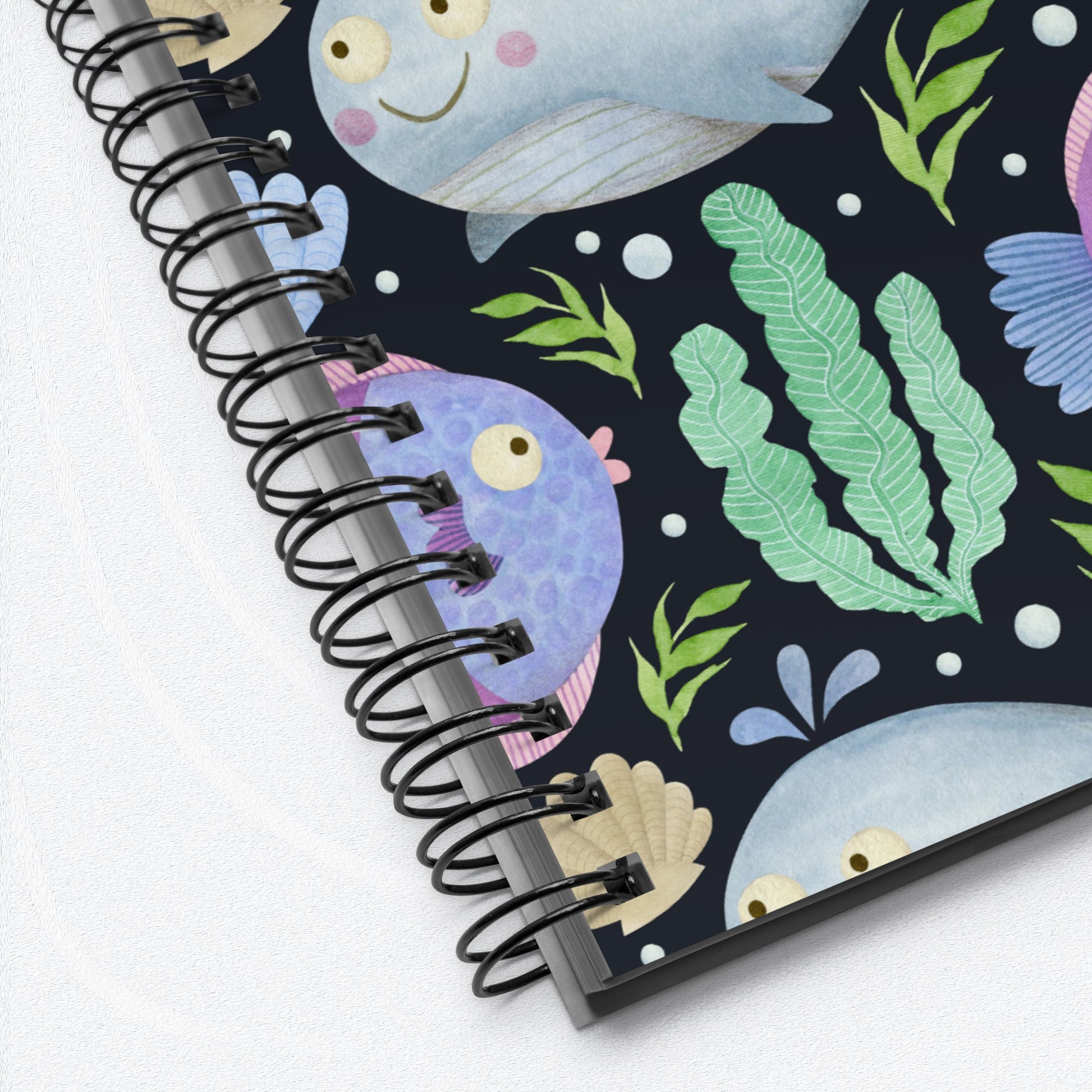 SEA CREATURES Spiral Notebook - Premium Spiral Notebook from The Wishful Fish Kids - Just $24.00! Shop now at The Wishful Fish Kids