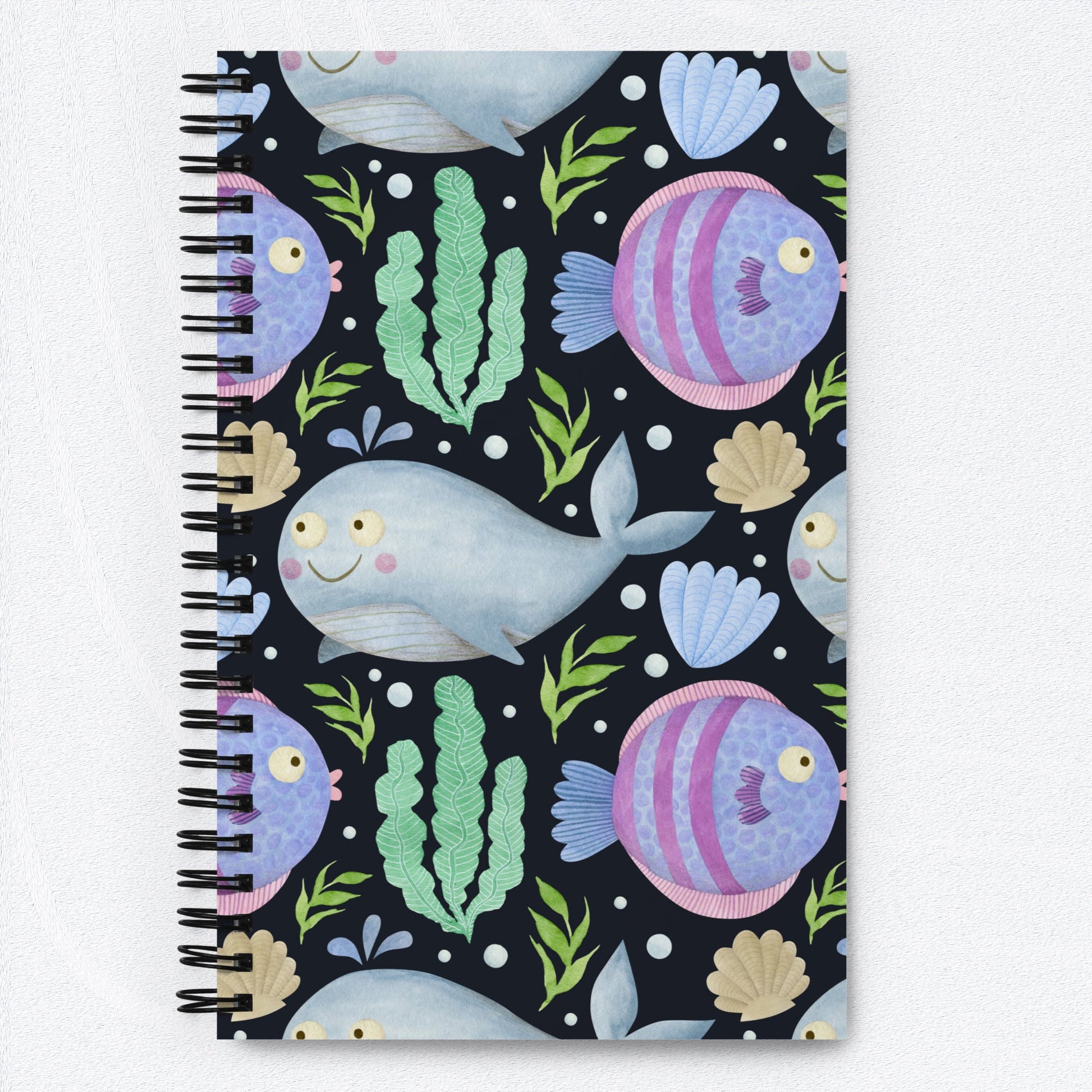 SEA CREATURES Spiral Notebook - Premium Spiral Notebook from The Wishful Fish Kids - Just $24.00! Shop now at The Wishful Fish Kids