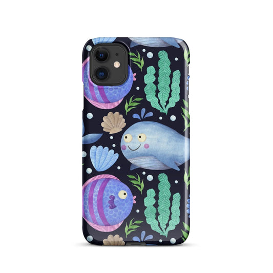 SHOP SEA CREATURES Snap Case for iPhone® at The Wishful Fish Kids. It's not only fun and functional, it's durable and sleek, and makes cool fun gifts. 