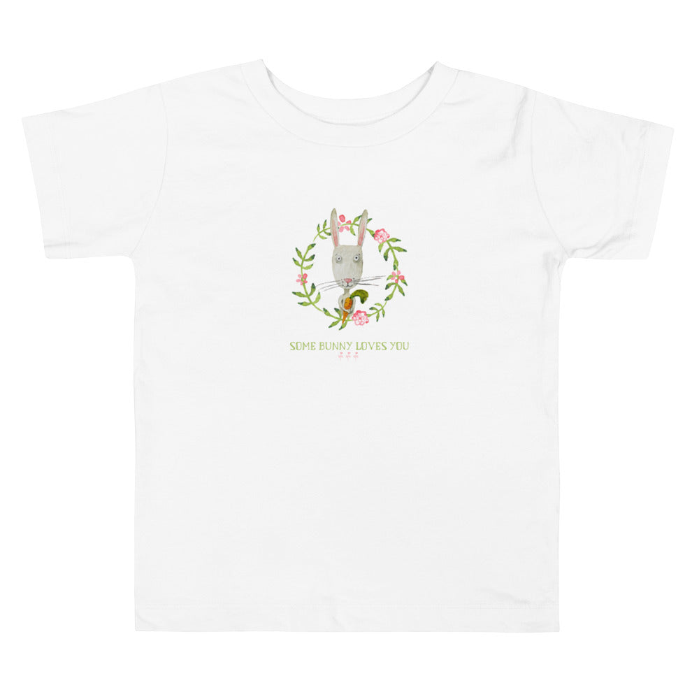 SOME BUNNY LOVES YOU Toddler T-Shirt  Sizes 2T-5T - Premium T-Shirt from The Wishful Fish Kids - Just $27.00! Shop now at The Wishful Fish Kids