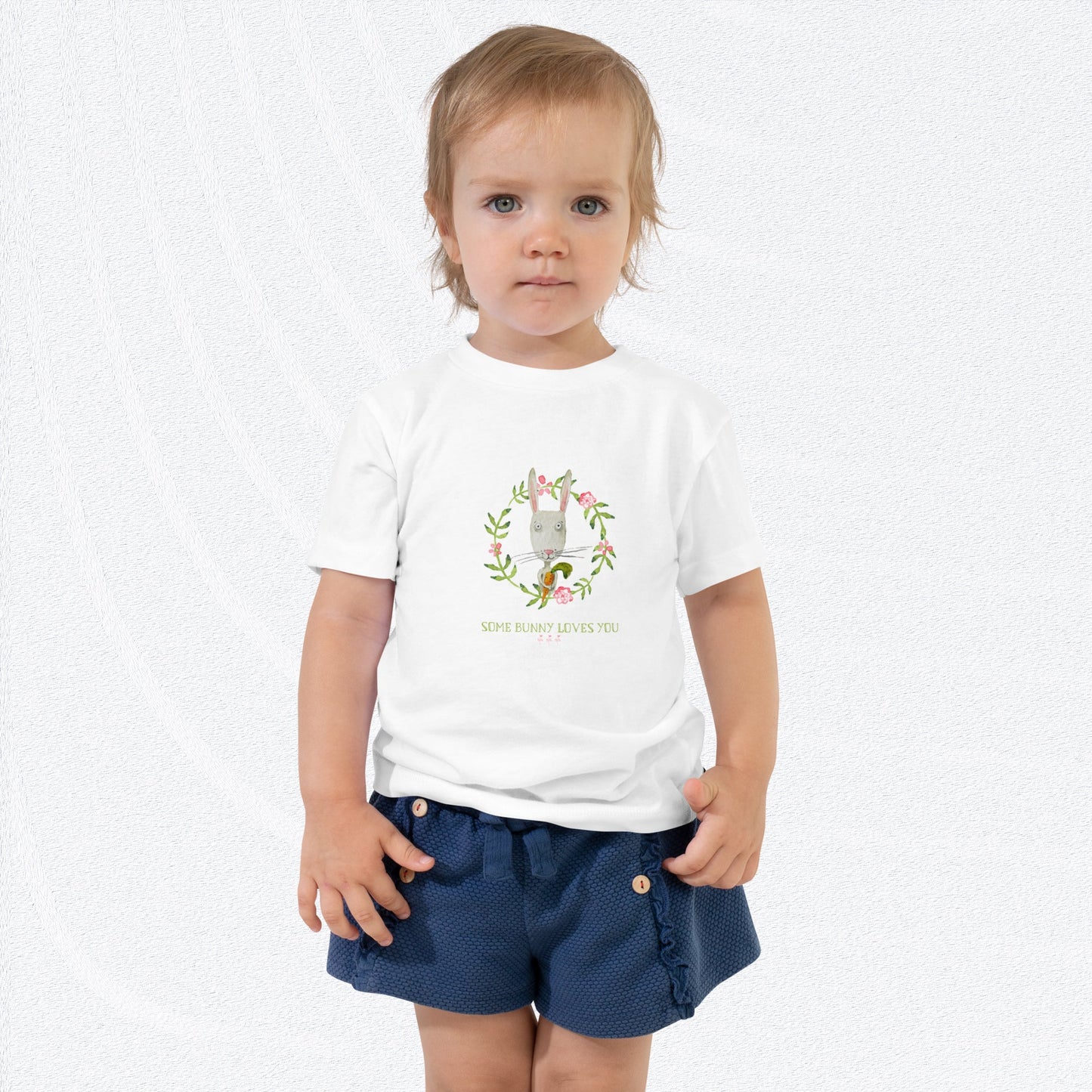 SOME BUNNY LOVES YOU Toddler T-Shirt  Sizes 2T-5T - Premium T-Shirt from The Wishful Fish Kids - Just $27.00! Shop now at The Wishful Fish Kids