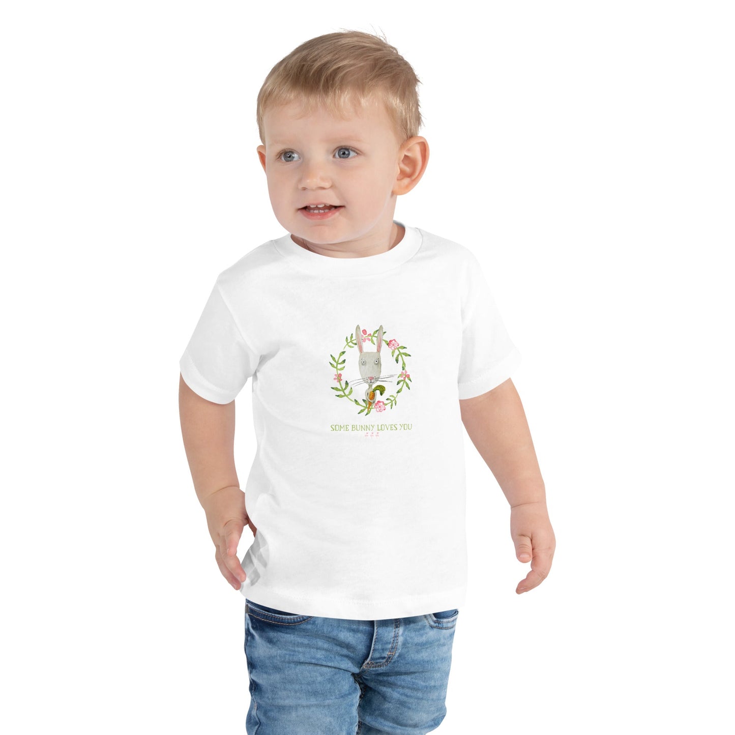 SOME BUNNY LOVES YOU Toddler T-Shirt  Sizes 2T-5T - Premium T-Shirt from The Wishful Fish Kids - Just $27.00! Shop now at The Wishful Fish Kids