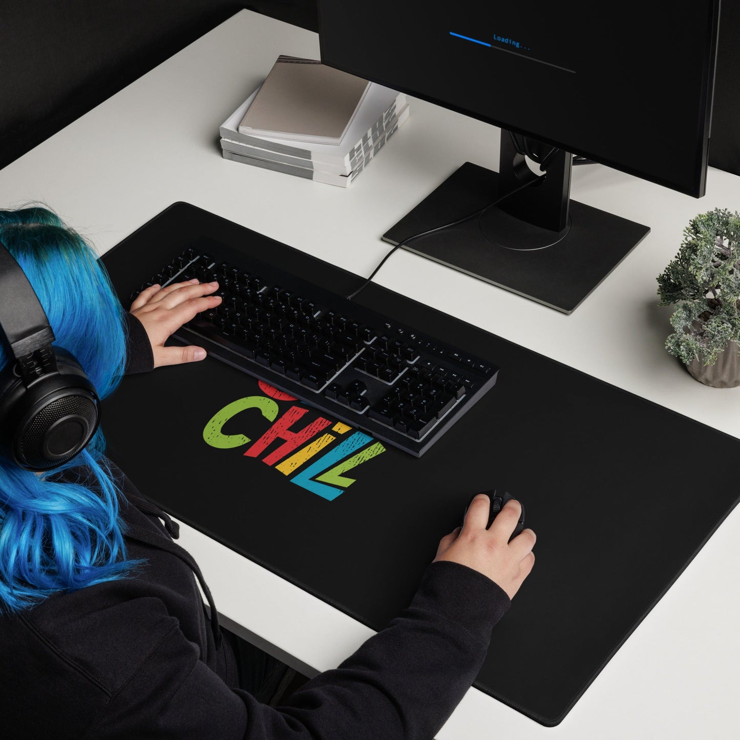 STAY CHILL Gaming Mouse Pad  2 Sizes - Premium  from The Wishful Fish Kids - Just $21! Shop now at The Wishful Fish Kids