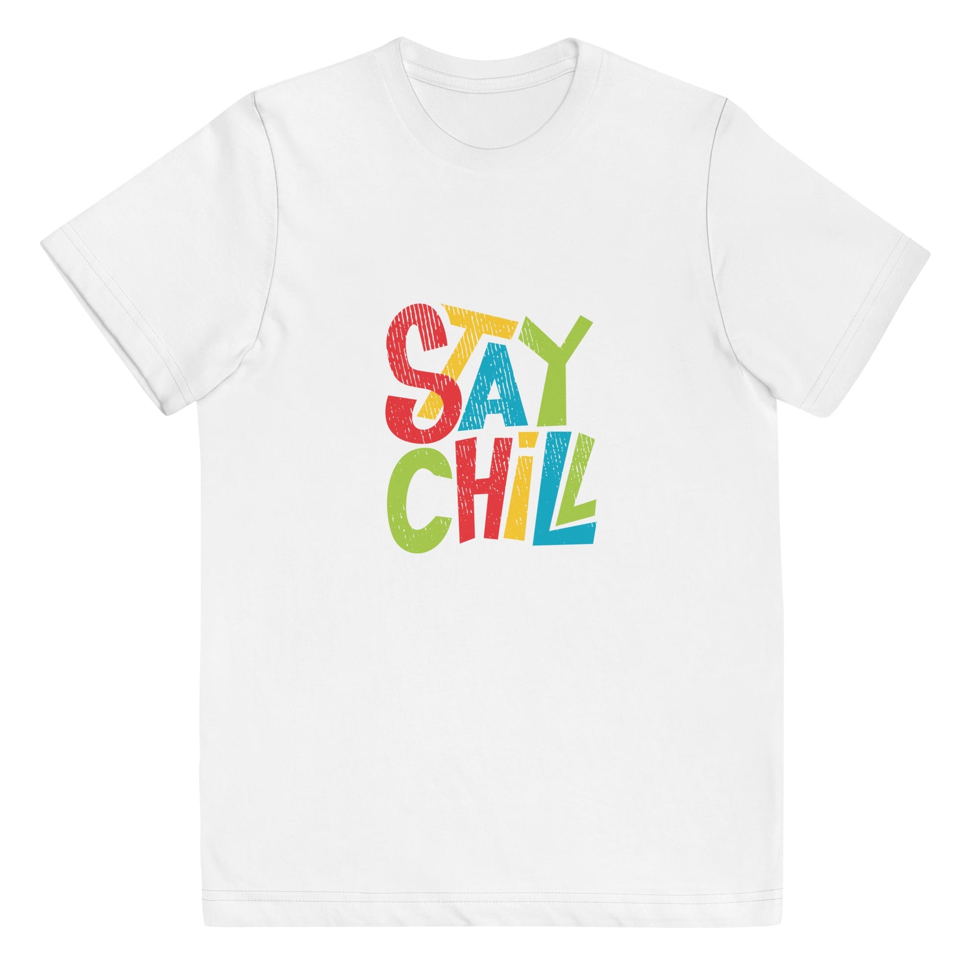 STAY CHILL Youth Jersey T-shirt  Sizes XS-XL The Wishful Fish Kids