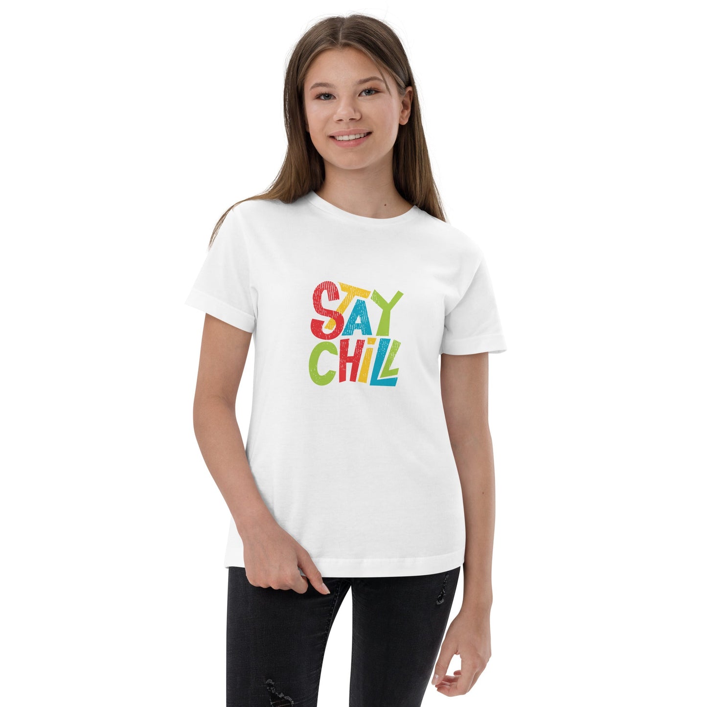 STAY CHILL Youth Jersey T-shirt  Sizes XS-XL - Premium  from The Wishful Fish Kids - Just $28! Shop now at The Wishful Fish Kids