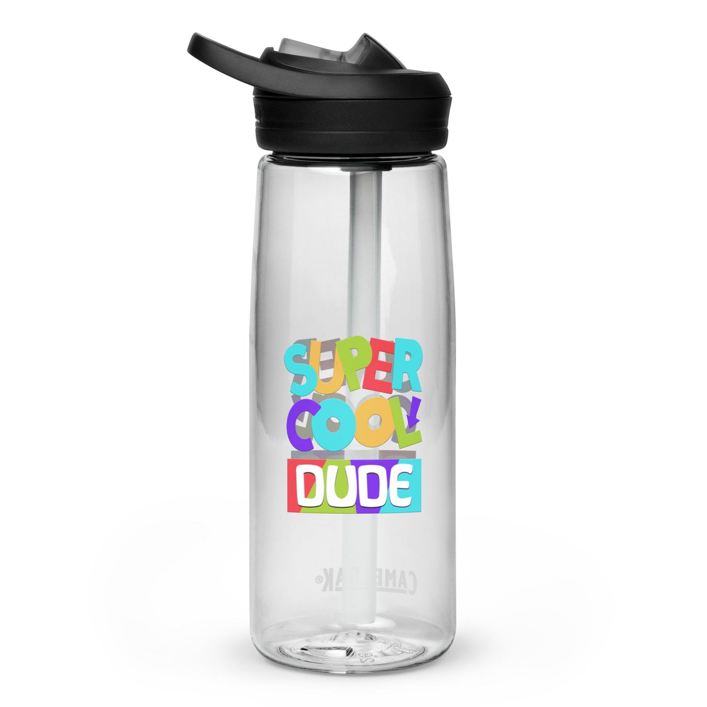 SUPER COOL DUDE Sports Water Bottle - 25 oz - Premium Water Bottle from The Wishful Fish Kids - Just $33! Shop now at The Wishful Fish Kids