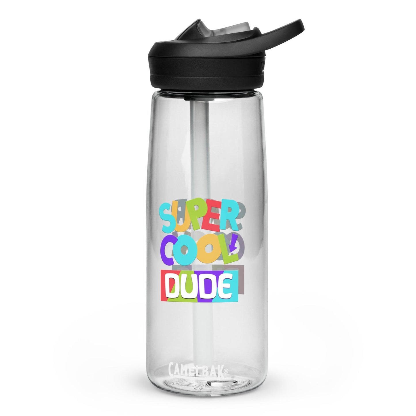 SUPER COOL DUDE Sports Water Bottle - 25 oz - Premium Water Bottle from The Wishful Fish Kids - Just $33! Shop now at The Wishful Fish Kids