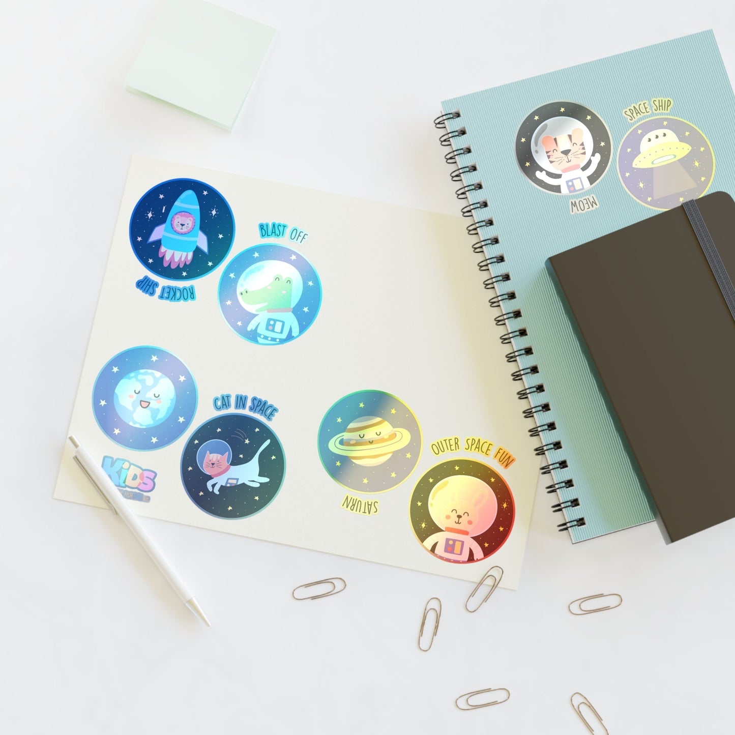 TAKE TRIP TO OUTER SPACE Sticker Sheet - Premium Stickers from The Wishful Fish KIDS - Just $18.00! Shop now at The Wishful Fish Kids