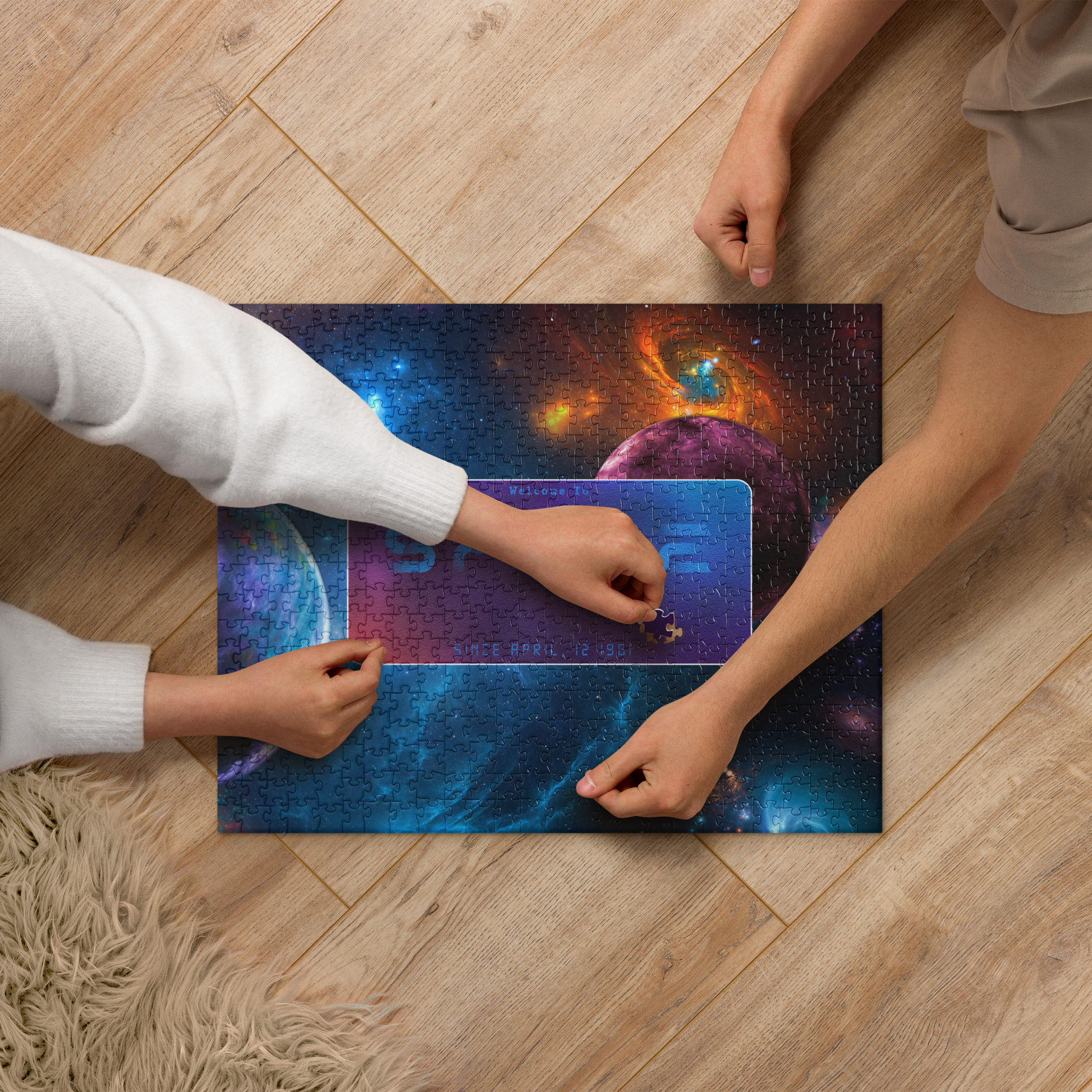 WELCOME TO SPACE Jigsaw Puzzle - 520 Pieces - Premium jigsaw puzzles from The Wishful Fish Kids - Just $38.00! Shop now at The Wishful Fish Kids