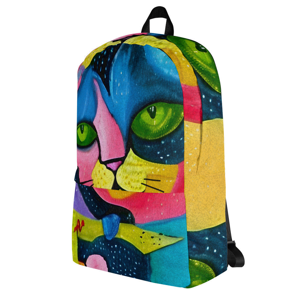 WHIMSICAL CAT Backpack - Premium Backpack from The Wishful Fish Kids - Just $46.00! Shop now at The Wishful Fish Kids