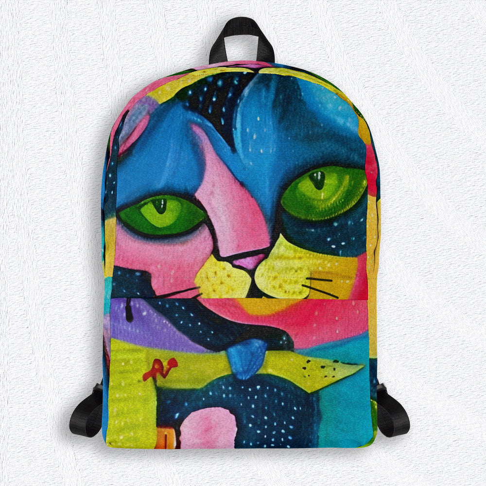 WHIMSICAL CAT Backpack - Premium Backpack from The Wishful Fish Kids - Just $46.00! Shop now at The Wishful Fish Kids