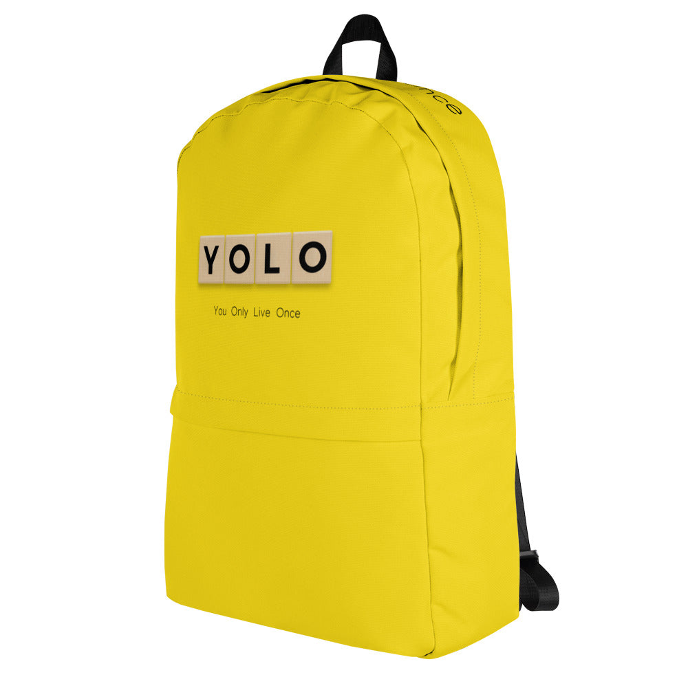 YOLO (You Only Live Once) Backpack - Premium Backpacks from The Wishful Fish Kids - Just $48.00! Shop now at The Wishful Fish Kids