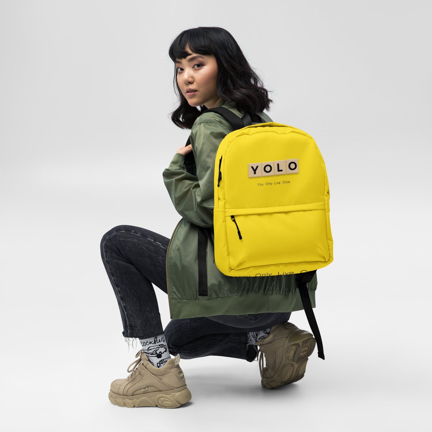 YOLO (You Only Live Once) Backpack - Premium Backpacks from The Wishful Fish Kids - Just $48.00! Shop now at The Wishful Fish Kids