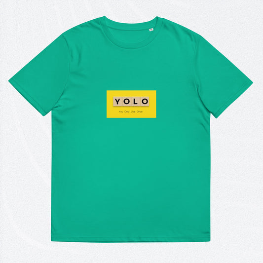 YOLO (You Only Live Once) Unisex Cotton T-Shirt | Teens - Sizes S-5XL The Wishful Fish Kids