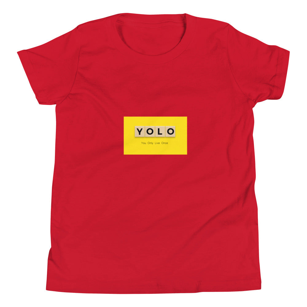 YOLO (You Only Live Once) Youth T-Shirt - Sizes S-XL - Premium T-Shirt from The Wishful Fish Kids - Just $28.00! Shop now at The Wishful Fish Kids