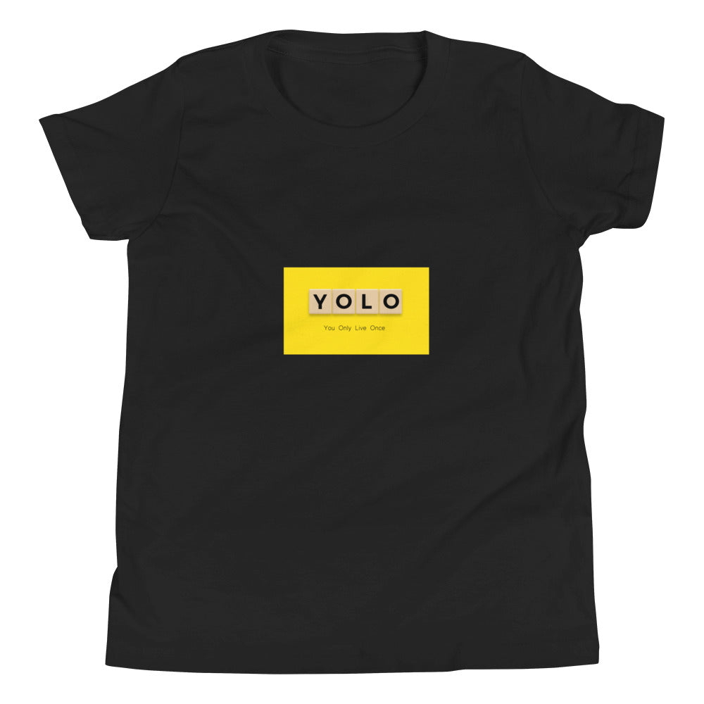 YOLO (You Only Live Once) Youth T-Shirt - Sizes S-XL The Wishful Fish Kids